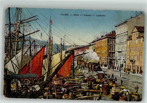 Rijeka Hafen Mole Eisenbahn