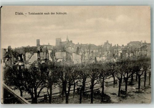 Etain WK I Trümmer