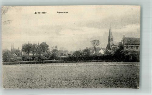 Zonnebeke 1916 Kirche Feldpost WK I Res.Inf.Regt. Nr. 248
