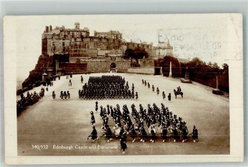 Edinburgh 1929 Schloss Esplanade Uniform
