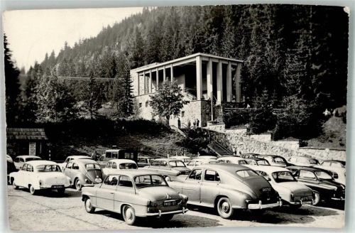 Zakopane 1969 Auto Parkplatz