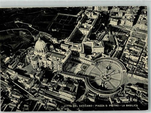 Vatikanstadt Platz und Hg. Peters- Kirche Fliegeraufnahme