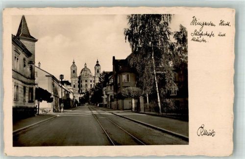 Weingarten 1935 Schloßstraße zur Benediktiner-Abtei