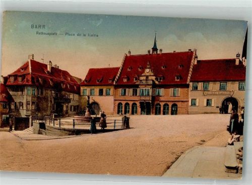 Barr Amtsgericht Rathaus Rathaus- Platz Bahnpost Zug 487