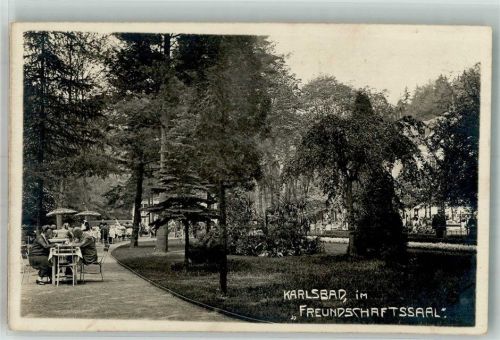 Karlovy Vary 1927 Gasthaus Freundschaftssaal