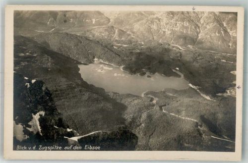 Eibsee Vogelschau von See und Umgebung Fotograf Hans Huber