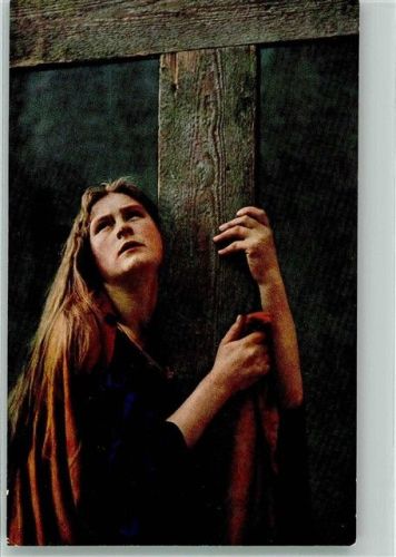 Oberammergau 1922 Magdalena-Darstellerin Paula Rendl der Passionsspiele Fotograf Traut Uvachrom 4804