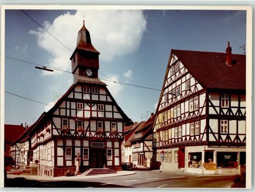 37170 W3418 Uslar FOTO KEINE AK Fachwerkhäuser