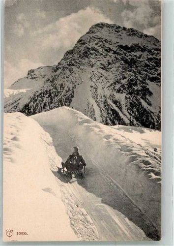 Schlittenfahrt im Hochgebirge
