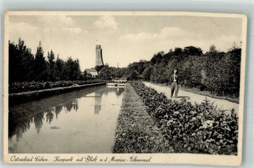Laboe Kurpark Marine Ehrenmal Mann Ostseebad