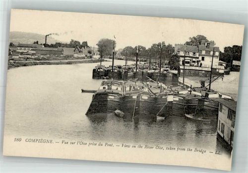 Compiegne Hafen Fluss Oise
