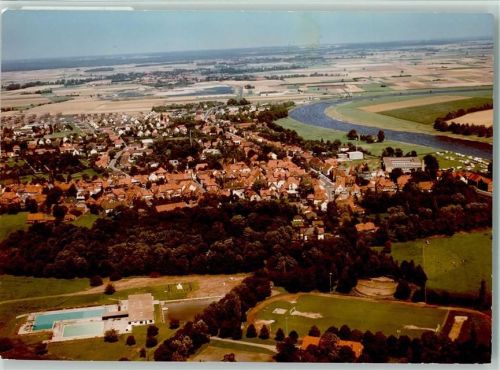 Stolzenau Luftaufnahme Schwimmbad