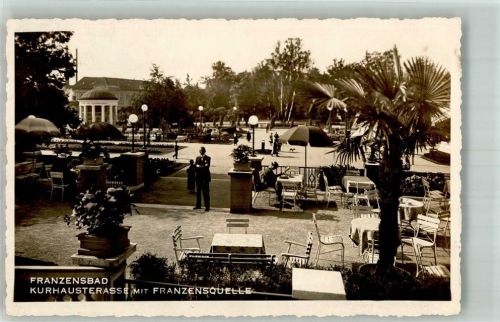 Frantiskovy Lazne 1937 Kurhausstrasse Franzenquellle