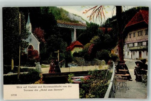 Breitnau Hotel zum Sternen Viadukt Ravennaschlucht Eisenbahn