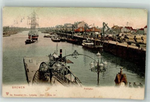Bremen 1909 Freihafen