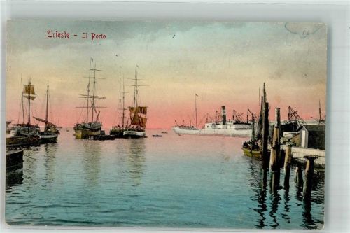 Trieste / Triest / Trst 1909 Hafen