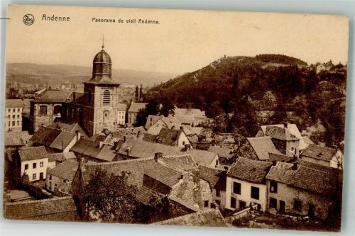 Andenne 1914 Kirche Feldpost WK I