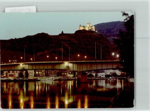 Bernkastel Abendstimmung mit Burgruine Landshut