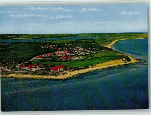 Hohwacht Luftaufnahme Steilküste und Großer Binnensee