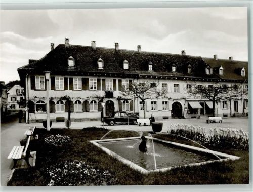 Kandern Blumenplatz Springbrunnen