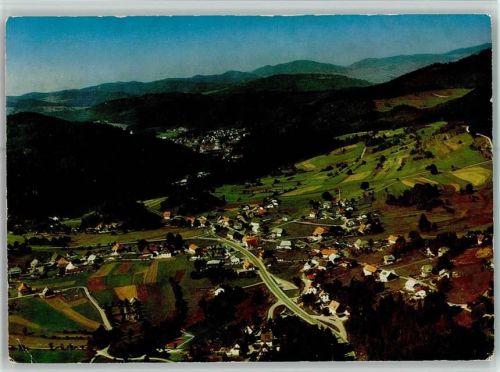 Häusern Luftaufnahme Ortsansicht mit Blick nach St. Blasien