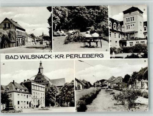 Bad Wilsnack Ernst-Thälmann-Straße Im Kurpark Puschkin-Kurhaus Rathaus
