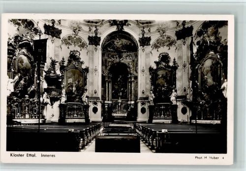 Ettal Altar und Fresken Kloster