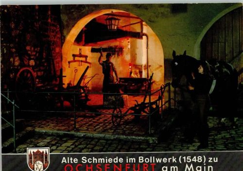 Ochsenfurt Alte Schmiede im Bollwerk Schmied AKU2