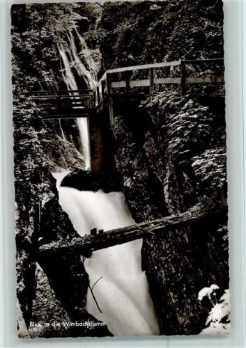 Ramsau Blick in die Wimbachklamm Wasserfall