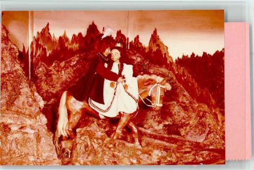 Bad Harzburg Märchenwald Prinz reitet mit Schneewittchen