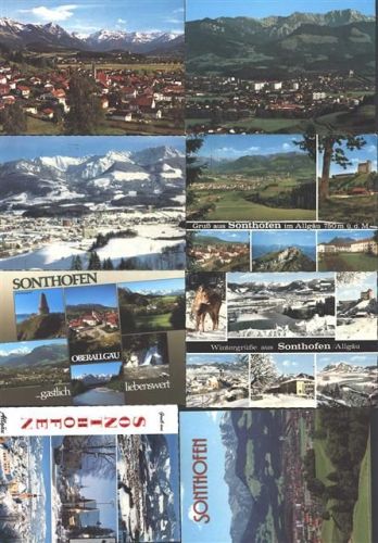 Sonthofen Lot mit 21 AK (vereinzelt doppelt)