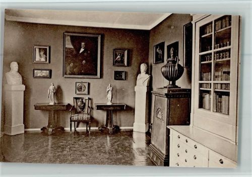 Weimar Goethehaus Innenaufnahme Große Wohnstube Foto Louis Held