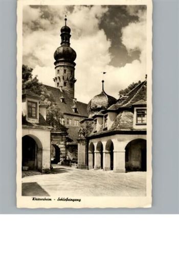 Weikersheim Weikersheim Schloßeingang