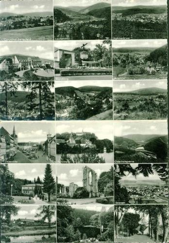 Der Harz Übersichtskarte, 2-fach Klappkarte