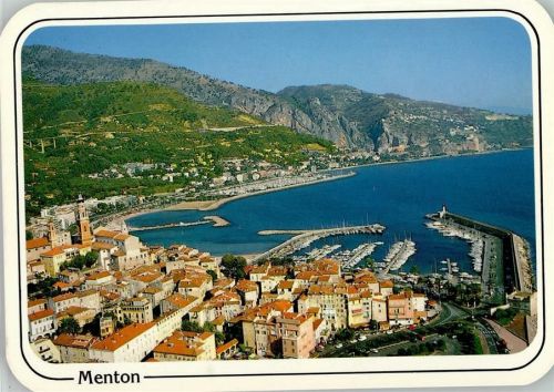 Menton Luftaufnahme