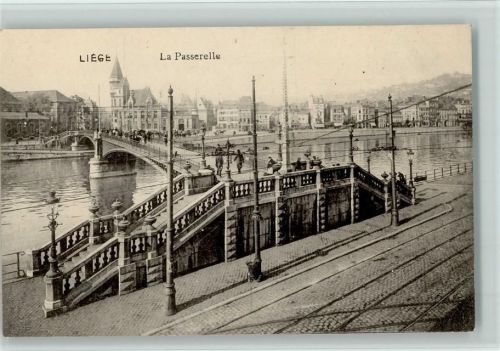 Liege La Passarelle Die Brücke