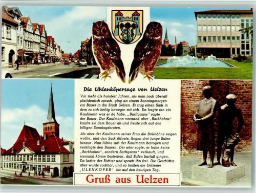 Uelzen Eulen, Uhlenkörpersage von Uelzen, 1984; gute Erhaltung
