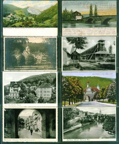 65812 W6232 Bad Soden am Taunus Lot mit 30 AK, 1905-1939 sehr wenige danach; überwiegend gute Erhaltung, teils gelaufen