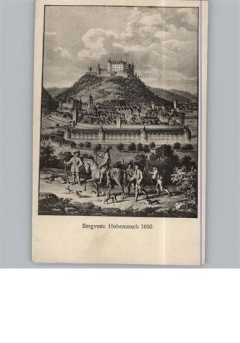 Urach 1933 Bergveste Hohenurach 1690