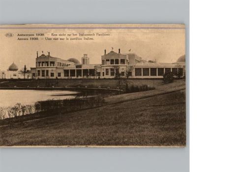 Antwerpen Ausstellung 1930 Italienischer Pavillon