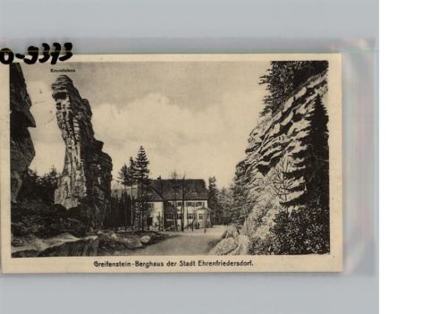 Ehrenfriedersdorf 1921 Greifenstein Berghaus Kreuzfelsen