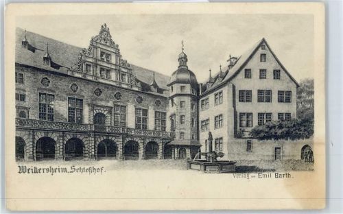 97990 W6992 Weikersheim - Schloßhof