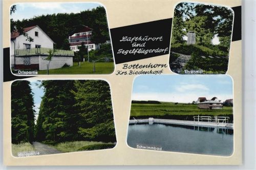 Bottenhorn Schwimmbad Wald Ort Ehrenmal