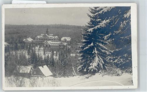 Schierke Schnee Baum Haus Wald