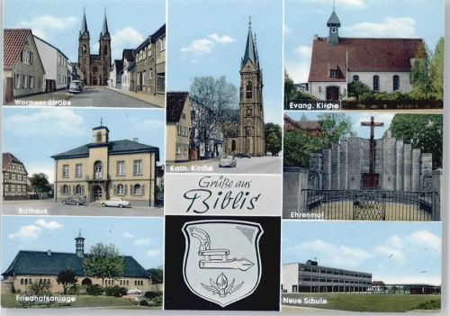 Biblis Wormserstrasse , Friedhof , Schule
