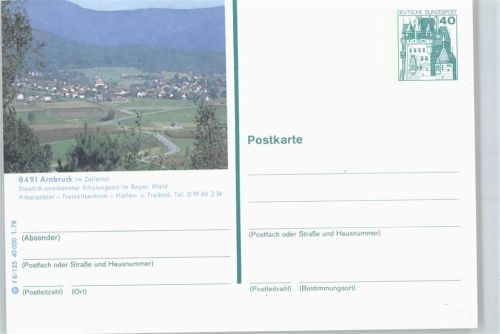 Arnbruck Ganzsache 8/125-1.78