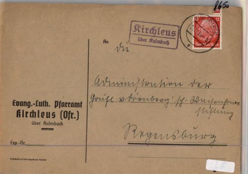 Kirchleus Landpoststempel
