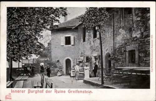 Bad Blankenburg Burghof Ruine Greifenstein