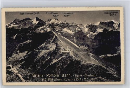 Brienz Rothorn Bahn , Hotel