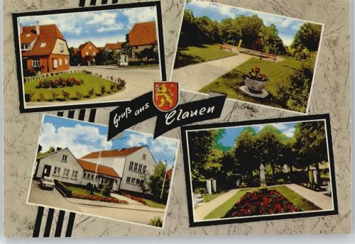 Clauen Auto Haus Baum Wiese Blumen